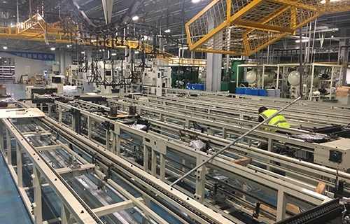 日立壓縮機(jī)生產(chǎn)線